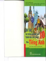 Ôn tập thi tuyển sinh vào lớp 10 trung học phổ thông môn tiếng anh năm 2026 theo chương trình giáo dục phổ thông mới cao thị thu giang khổ ngang