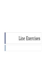 Draw Line Exercises