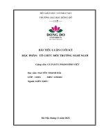 PHÂN TÍCH ƯU NHƯỢC ĐIỂM CỦA KHÔNG GIAN VÀ CÔNG TRÌNH PHỤC VỤ THỜI GIAN RẢNH CHO CỘNG ĐỒNG Ở VINHOMES GRAND PARK (QUẬN 9, TP.HCM)