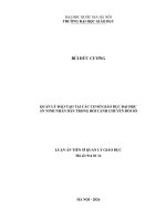 Quản lý Đào tạo tại các cơ sở giáo dục Đại học an ninh nhân dân trong bối cảnh chuyển Đổi số
