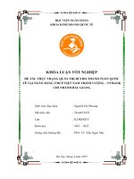 Khóa luận tốt nghiệp Kinh doanh quốc tế: Thực trạng quản trị rủi ro thanh toán quốc tế tại Ngân hàng TMCP Việt Nam Thịnh Vượng – VPBank