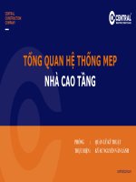 2  tổng quan hệ thống cơ Điện nhà cao tầng