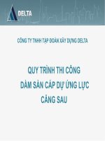 Delta   quy trinh thi cong san cap dul cang sau