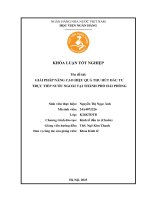 Khóa luận tốt nghiệp Kinh tế đầu tư: Giải pháp nâng cao hiệu quả thu hút đầu tư trực tiếp nước ngoài tại Thành phố Hải Phòng