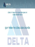 Delta   quy trinh thi cong dam chuyen