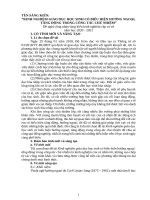 Sáng kiến kinh nghiệm: Kinh nghiệm giáo dục học sinh có biểu hiện hướng ngoại