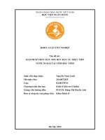 Khóa luận tốt nghiệp Kinh tế đầu tư: Giải pháp thúc đẩy thu hút đầu tư trực tiếp nước ngoài tại tỉnh Bắc Ninh