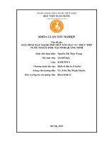 Khóa luận tốt nghiệp Kinh tế đầu tư: Giải pháp đẩy mạnh thu hút vốn đầu tư trực tiếp nước ngoài (FDI) tại tỉnh Quảng Ninh