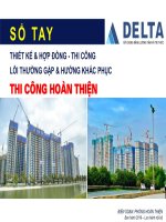 Delta   sổ tay công trình vin (Đang hoàn thiện)
