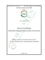 Quản lý ngân sách nhà nước cấp xã tại Đặc khu côn Đảo, thành phố hồ chí minh