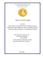 Khóa luận tốt nghiệp Kinh tế đầu tư: Thực trạng và giải pháp nâng cao hiệu quả hoạt động đầu tư phát triển tại Công ty cổ phần Liên vận An Tín giai đoạn 2018 - 2024 và tầm nhìn đến năm 2030
