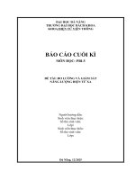 Báo cáo chi tiết đề tài Đo lường và giám sát năng lượng điện từ xa