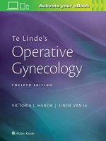 Te linde’s operative gynecology 12th 2020