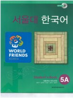 서울대 한국어 5A Students Book