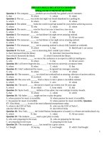 Các dạng câu hỏi về tiếng anh