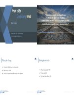 WEB - Phát Triển Ứng Dụng Web