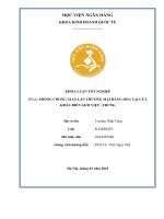 Khóa luận tốt nghiệp Kinh doanh quốc tế: Phòng chống gian lận thương mại hàng hóa tại cửa khẩu biên giới Việt Nam - Trung Quốc