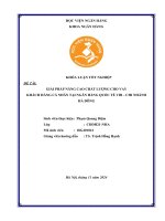 Khóa luận tốt nghiệp Ngân hàng: Giải pháp nâng cao chất lượng cho vay khách hàng cá nhân tại Ngân hàng Quốc tế VIB - Chi nhánh Hà Đông