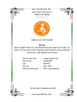 Khóa luận tốt nghiệp Tài chính: Hoàn thiện công tác thẩm định giá bất động sản phục vụ cho vay tại Ngân hàng thương mại cổ phần Ngoại thương Việt Nam - Chi nhánh Tây Hà Nội