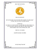 Đề tài nghiên cứu khoa học: Tác động của trí tuệ nhân tạo đến hiệu quả hoạt động của các ngân hàng thương mại niêm yết trên thị trường chứng khoán Việt Nam giai đoạn 2014 - 2023