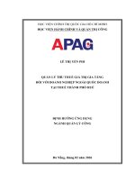 QUẢN LÝ THU THUẾ GIÁ TRỊ GIA TĂNG ĐỐI VỚI DOANH NGHIỆP NGOÀI QUỐC DOANH TẠI THUẾ THÀNH PHỐ HUẾ