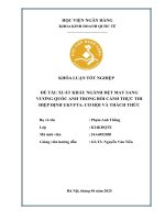 Khóa luận tốt nghiệp Kinh doanh quốc tế: Xuất khẩu ngành dệt may sang Vương Quốc Anh trong bối cảnh thực thi Hiệp định UKVFTA: Cơ hội và thách thức