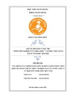 Đề tài nghiên cứu khoa học: Tác động của chính sách tiền tệ đến lượng phát thải khí CO2: bằng chứng thực nghiệm tại các nước Châu Á và khuyến nghị cho Việt Nam