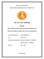 Khóa luận tốt nghiệp Công nghệ thông tin: Phát triển module phân hạng booker cho Vietnam Airline trên nền tảng Salesforce