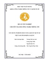 Khóa luận tốt nghiệp Công nghệ thông tin: Xây dựng website tham quan Bảo tàng Lịch sử Quân sự Việt Nam tích hợp AI Agent