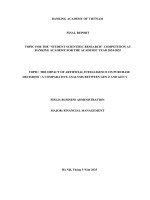 Đề tài nghiên cứu khoa học: The impact of artificial intelligence on purchase inventions: a comparative analysis between gen Z and gen Y