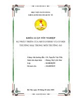 Khóa luận tốt nghiệp Kinh doanh quốc tế: Sự phát triển của Metaverse và cơ hội thương mại trong môi trường ảo