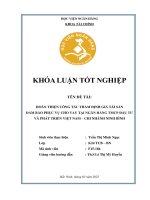 Khóa luận tốt nghiệp Tài chính: Hoàn thiện công tác thẩm định giá tài sản đảm bảo phục vụ cho vay tại Ngân hàng Thương mại Cổ phần Đầu tư và Phát triển Việt Nam – Chi nhánh Ninh Bình