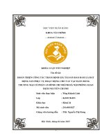 Khóa luận tốt nghiệp Tài chính: Hoàn thiện công tác thẩm định giá tài sản bảo đảm là bất động sản phục vụ hoạt động cho vay tại Ngân hàng TMCP An Bình Chi nhánh Hà Nội PGD Nguyễn Chánh