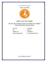 Khóa luận tốt nghiệp Tài chính: Quản trị tài sản tại Công ty cổ phần VICEM Thương mại Xi măng