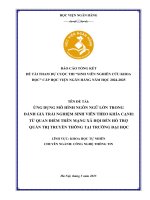 Đề tài nghiên cứu khoa học: Ứng dụng mô hình ngôn ngữ lớn trong đánh giá trải nghiệm sinh viên theo khía cạnh: từ quan điểm trên mạng xã hội đến hỗ trợ quản trị truyền thông tại trường đại học