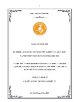 Đề tài nghiên cứu khoa học: Từ màn hình đến giỏ hàng: tác động của chất lượng trải nghiệm khi xem mukbang tới hành vi mua ngẫu hứng đồ ăn của giới trẻ Việt nam