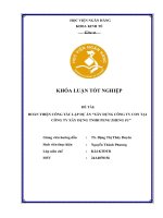 Khóa luận tốt nghiệp Kinh tế đầu tư: Hoàn thiện công tác lập dự án "xây dựng công ty con tại Công ty xây dựng TNHH Peng Zheng Ju"