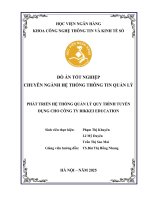 Khóa luận tốt nghiệp Công nghệ thông tin: Phát triển hệ thống quản lý quy trình tuyển dụng cho công ty Rikkei Education