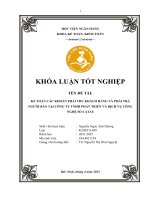 Khóa luận tốt nghiệp Kế toán kiểm toán: Kế toán các khoản phải thu khách hàng và phải trả người bán tại Công ty TNHH phát triển và dịch vụ công nghệ số Catas