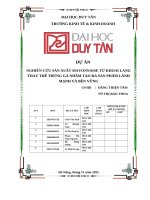 Nghiên cứu sản xuất mayonnaise từ khoai lang thay thế trứng gà nhằm tạo ra sản phẩm lành mạnh và bền vững