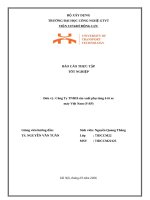 Báo cáo thực tập tốt nghiệp Đơn vị  công ty tnhh sản xuất phụ tùng Ô tô xe máy việt nam (vap)