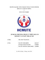 Áp dụng phương pháp g7 trên máy in offset và in kỹ thuật số