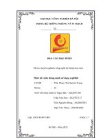 Đồ Án chuyên nghành công nghệ kỹ thuật máy tính thiết kế vườn thông minh sử dụng esp8266