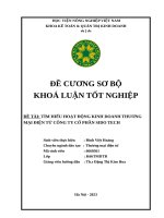 Tìm hiểu hoạt Động kinh doanh thương mại Điện tử công ty cổ phần sido tech