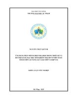 Ứng dụng phần mềm screen reader trong thiết kế và hỗ trợ giảng dạy học sinh khiếm thị lớp 5 Ở môn toán nhằm phát triển năng lực giao tiếp và hợp tác