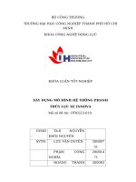 Khóa luận tốt nghiệp xây dựng mô hình hệ thống phanh thủy lực xe innova