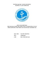 Thế giới quan triết học phật giáo và Ảnh hưởng của nó trong Đời sống tinh thần con người việt nam hiện nay