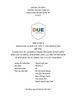 Vị thế của các chaebols trong nền kinh tế hàn quốc hiện nay và những Ảnh hưởng tiêu cực Đối với nền kinh tế hàn quốc do sự thống trị của các chaebols