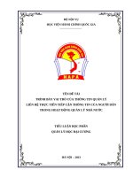 Trình bày vai trò của thông tin quản lý liên hệ thực tiễn tiếp cận thông tin của người dân trong hoạt Động quản lý nhà nước