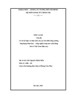 Cơ sở lý luận và thực tiễn của sự cần thiết tăng cường Ứng dụng khoa học – công nghệ trong sản xuất hàng hóa Ở việt nam hiện nay